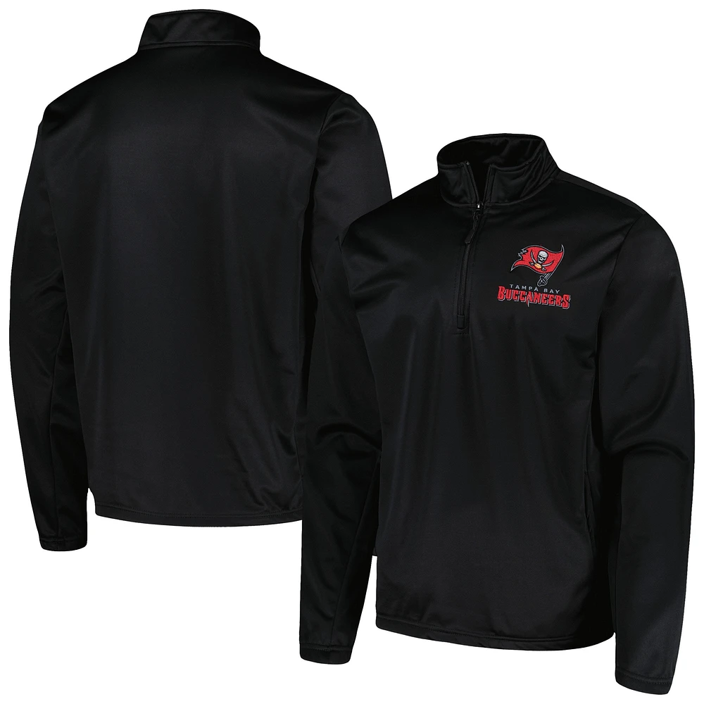 Veste noire Dunbrooke pour hommes des Buccaneers de Tampa Bay All-Star Tech à quart zip