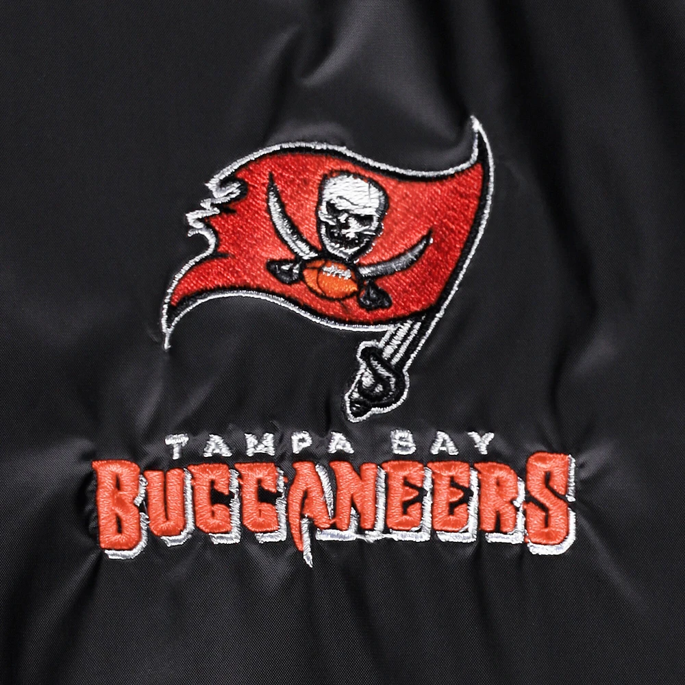 Dunbrooke Noir Tampa Bay Buccaneers Big & Tall Legacy Stadium Veste entièrement zippée pour homme