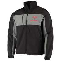 Men's Dunbrooke Black Tampa Bay Buccaneers Circle Zephyr Softshell Full-Zip Jacket