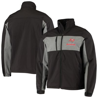 Men's Dunbrooke Black Tampa Bay Buccaneers Circle Zephyr Softshell Full-Zip Jacket