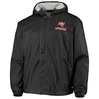 Dunbrooke Noir Tampa Bay Buccaneers Logo Legacy Stadium Veste entièrement zippée pour homme