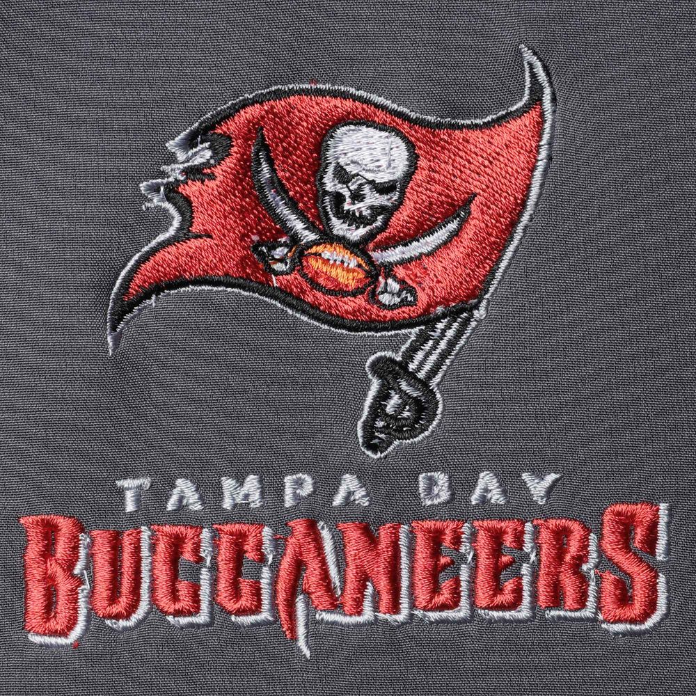 Men's Dunbrooke Charcoal Tampa Bay Buccaneers Big & Tall Archer Softshell Full-Zip Vest