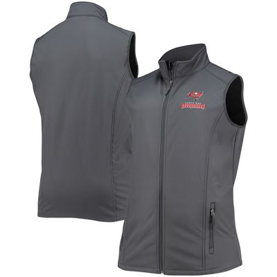 Men's Dunbrooke Charcoal Tampa Bay Buccaneers Big & Tall Archer Softshell Full-Zip Vest