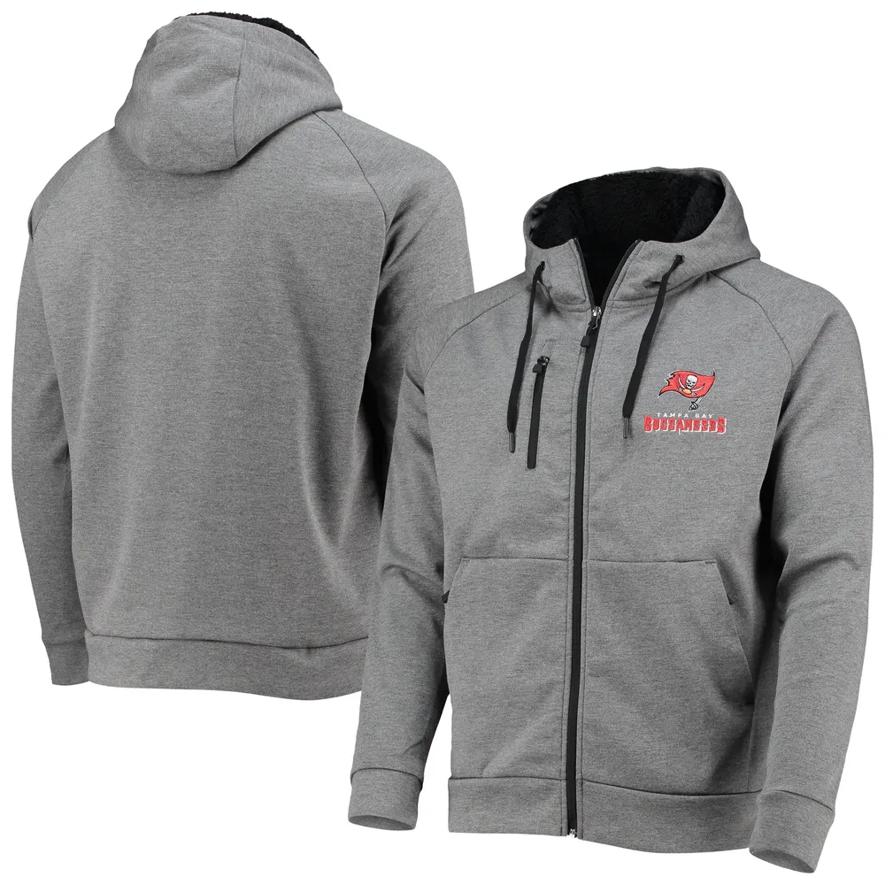 Lids Tampa Bay Buccaneers Dunbrooke Shag Tri-Blend Full-Zip Raglan Hoodie -  Charcoal