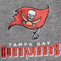Men's Dunbrooke Charcoal Tampa Bay Buccaneers Shag Tri-Blend Full-Zip Raglan Hoodie