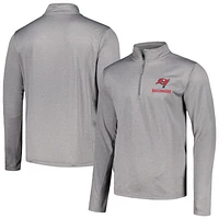 Haut Dunbrooke Heather Grey Tampa Bay Buccaneers All-Star Tech à quart de zip pour homme