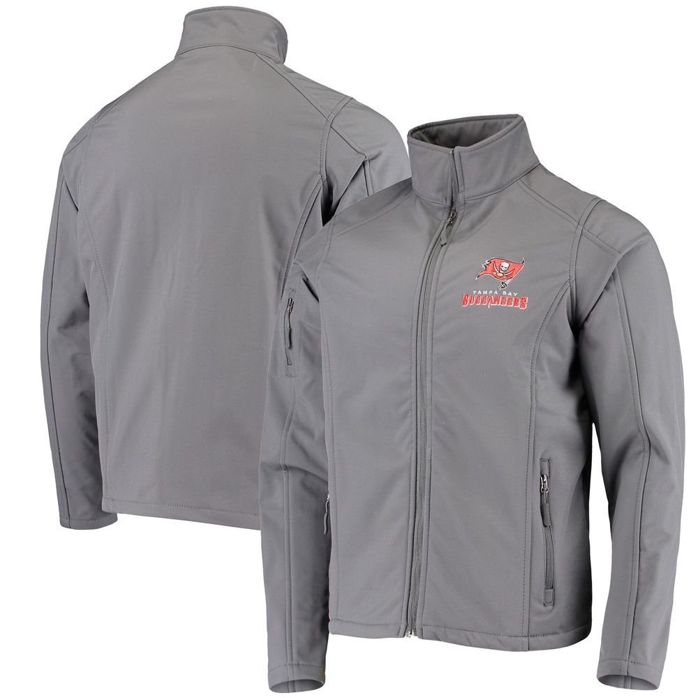 Men's Dunbrooke Pewter Tampa Bay Buccaneers Sonoma Softshell Full-Zip Jacket