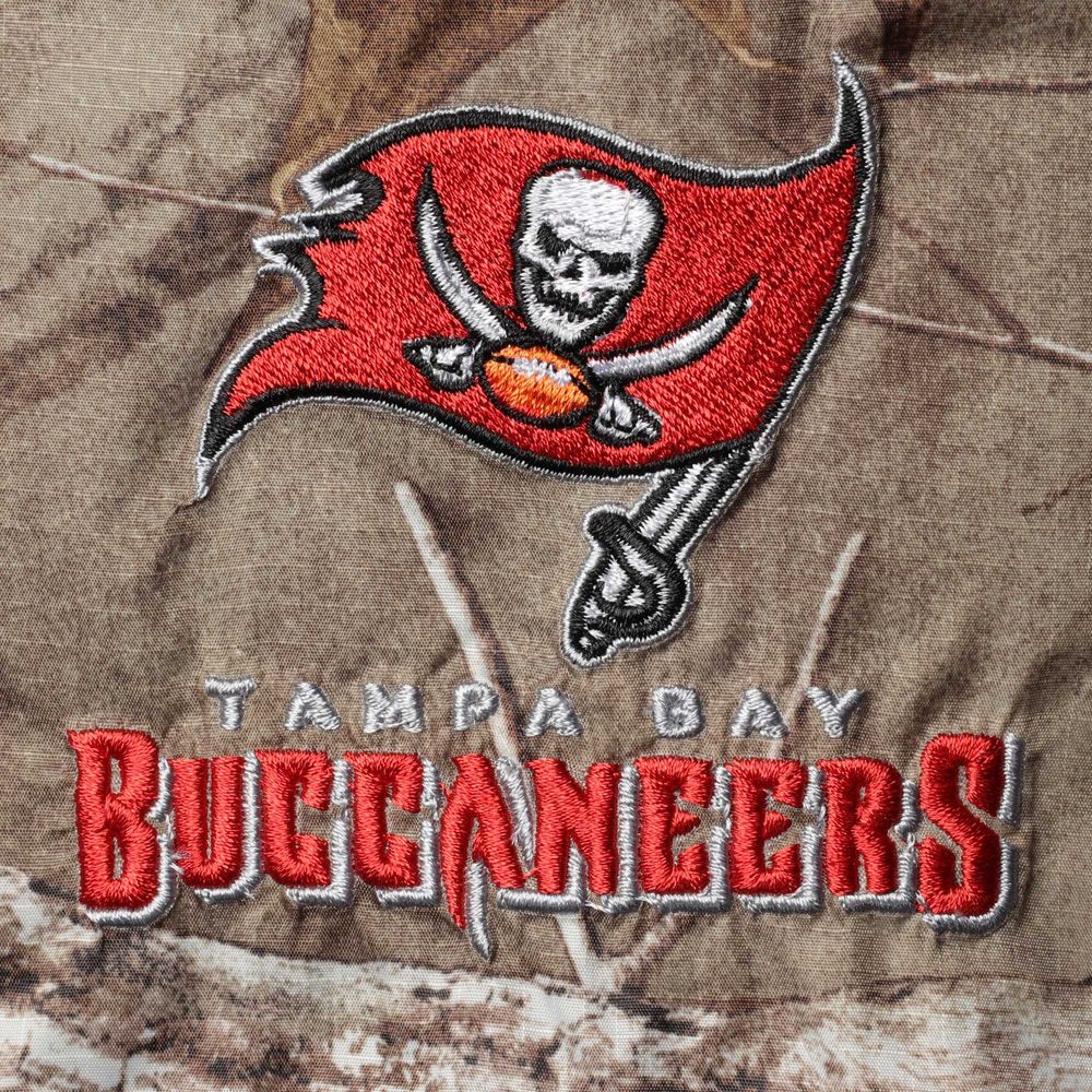 Men's Dunbrooke Realtree Camo Tampa Bay Buccaneers Circle Sportsman Waterproof Packable Full-Zip Jacket