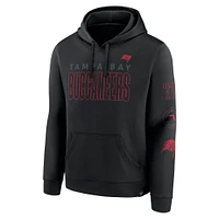 Sweat à capuche noir Fanatics Tampa Bay Buccaneers Blackout pour homme