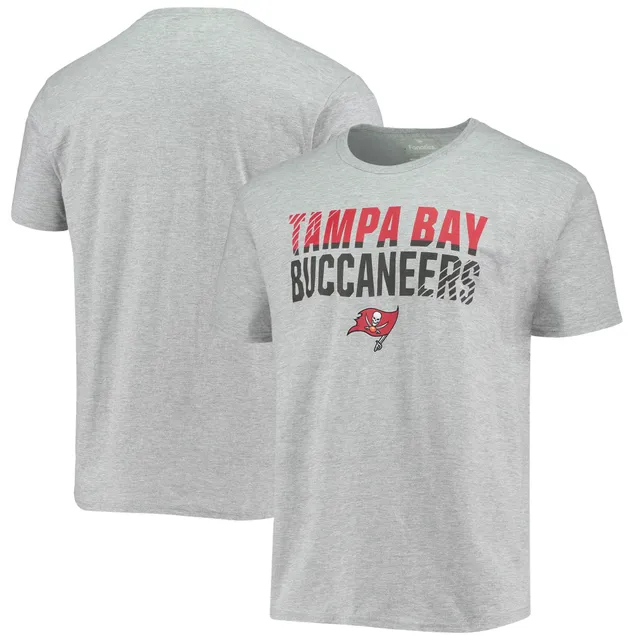 Lids Tampa Bay Buccaneers Fanatics Branded T-Shirt & Adjustable Hat Set -  Heathered Gray/Red