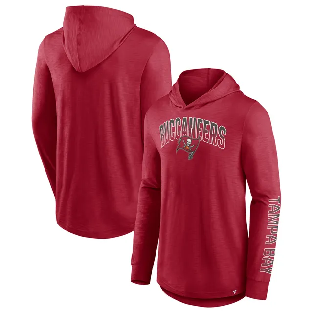 Men's Fanatics Branded Red Tampa Bay Buccaneers Extra Point Pullover Hoodie