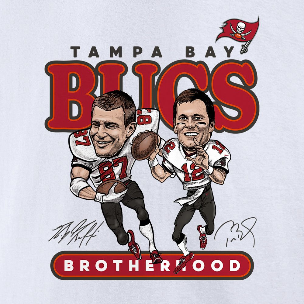 Men's Fanatics Branded Tom Brady Red Tampa Bay Buccaneers Team