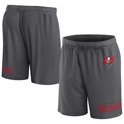 Clincher Fanatics Charcoal Tampa Bay Buccaneers pour hommes - Short