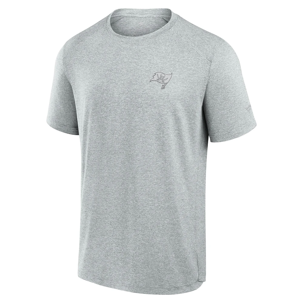 Men's Fanatics Gray Tampa Bay Buccaneers Front Office Tech T-Shirt