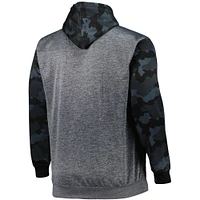 Men's Fanatics Heather Charcoal Tampa Bay Buccaneers Big & Tall Camo Pullover Hoodie