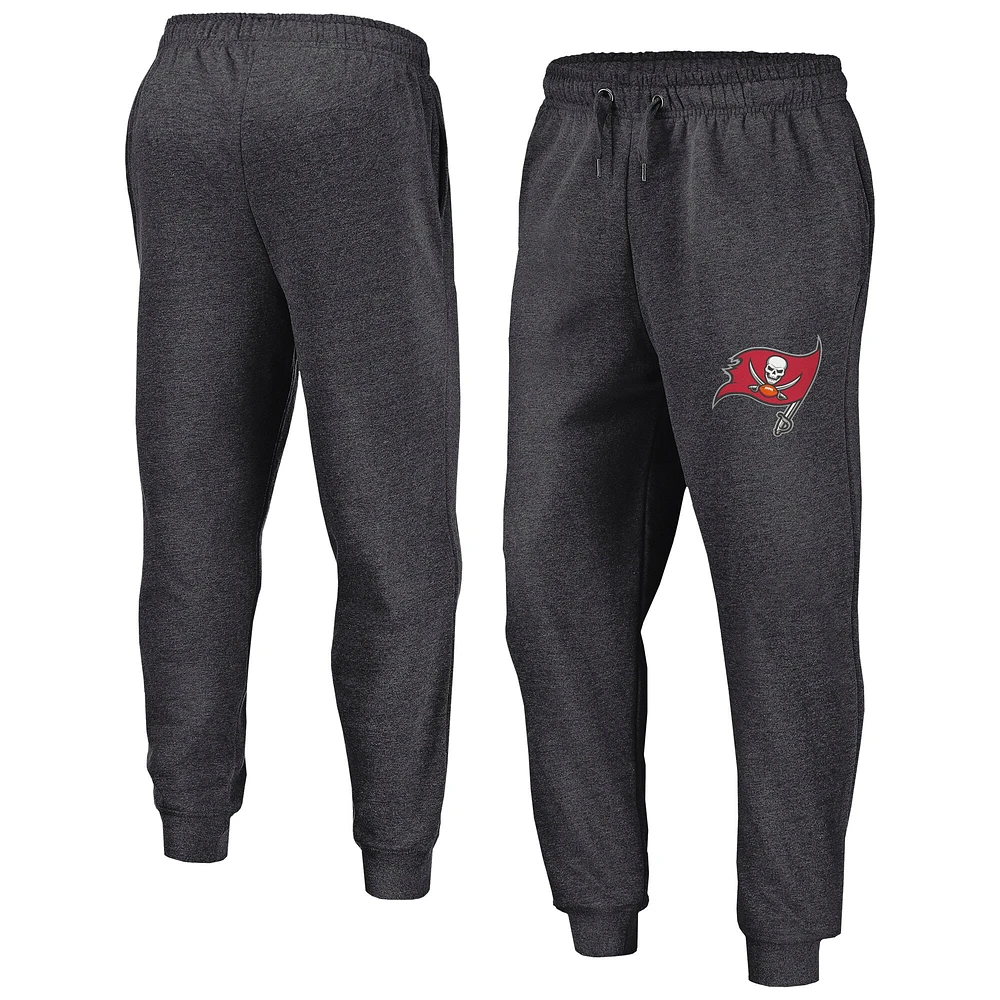 Pantalon de jogging en polaire Boost Fanatics Heather Charcoal Tampa Bay Buccaneers pour hommes