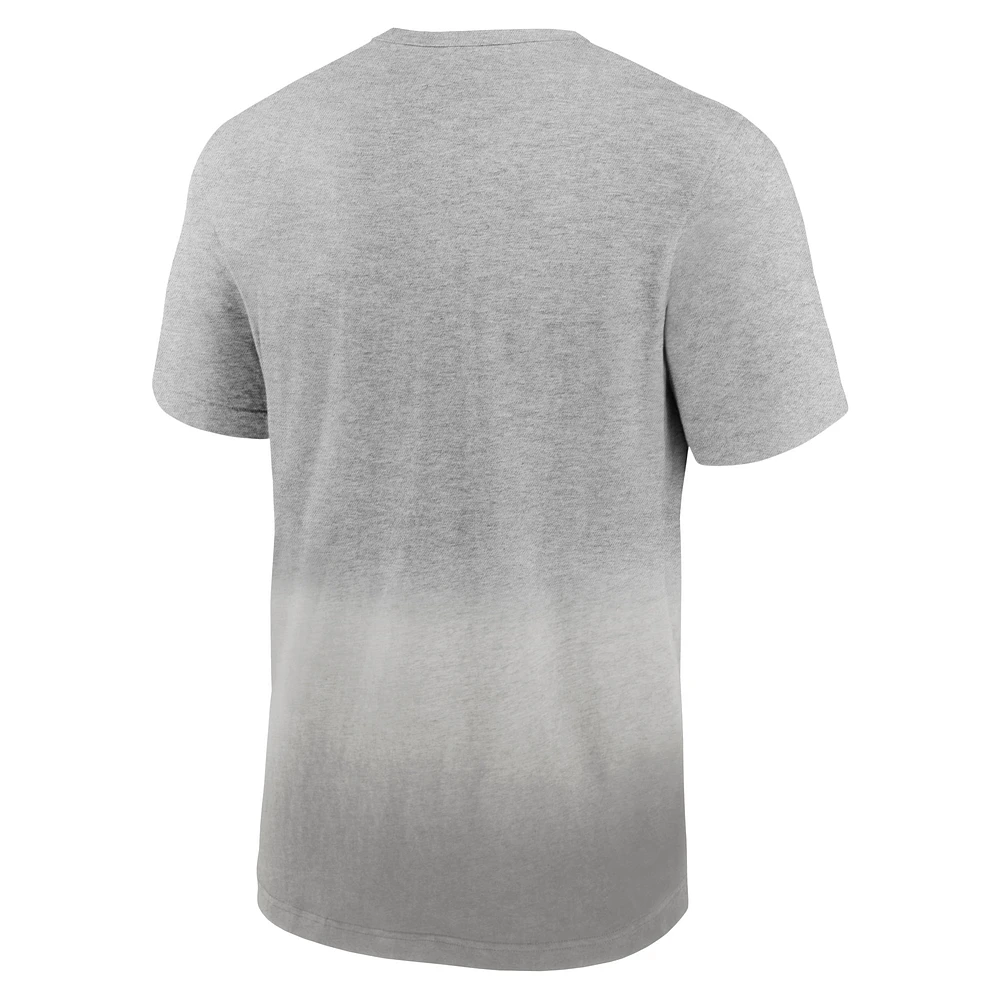 Fanatics pour hommes gris chiné Tampa Bay Buccaneers Team Ombre - T-shirt