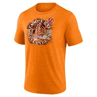 T-shirt à trois mélanges Fanatics pour hommes, orange chiné, Tampa Bay Buccaneers, Sporting Chance