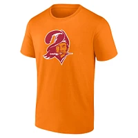 Fanatics pour hommes Mike Evans Orange Tampa Bay Buccaneers Throwback Player Icon Nom et numéro T-shirt