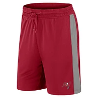 Fanatics pour hommes rouge/gris Tampa Bay Buccaneers Break It Loose - Shorts