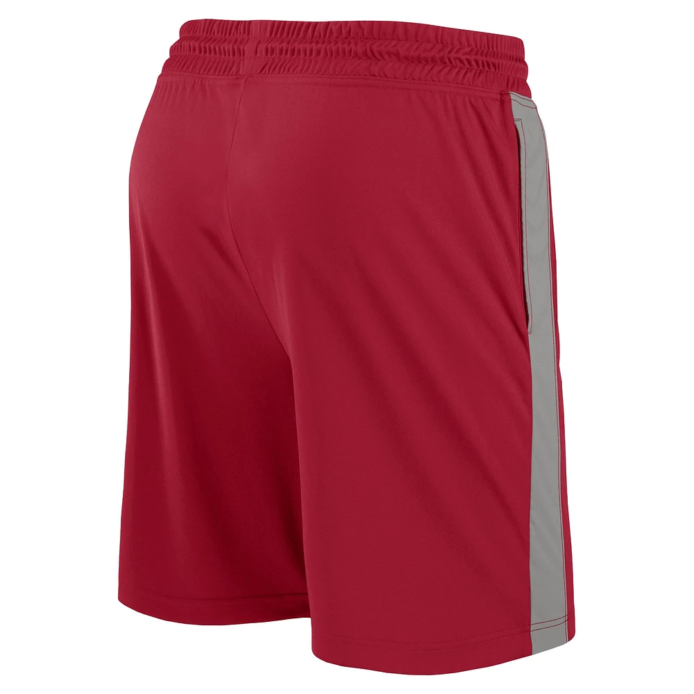 Fanatics pour hommes rouge/gris Tampa Bay Buccaneers Break It Loose - Shorts