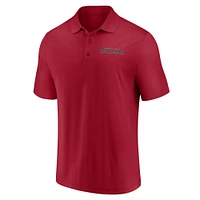 Ensemble de deux polos solides Fanatics pour hommes, rouge/blanc, Tampa Bay Buccaneers