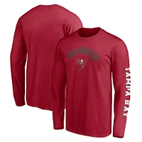 T-shirt rouge à manches longues Fanatics Tampa Bay Buccaneers Big & Tall City pour hommes