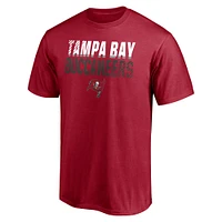 Men's Fanatics Red Tampa Bay Buccaneers Big & Tall Fade Out T-Shirt