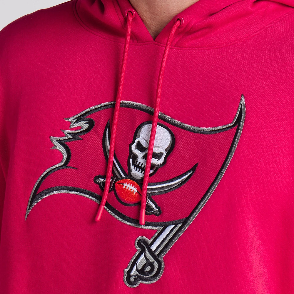 Sweat à capuche en polaire rouge Legacy des Buccaneers de Tampa Bay Fanatics pour hommes