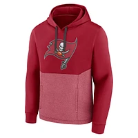 Men's Fanatics Red Tampa Bay Buccaneers Team Fleece Pullover Hoodie