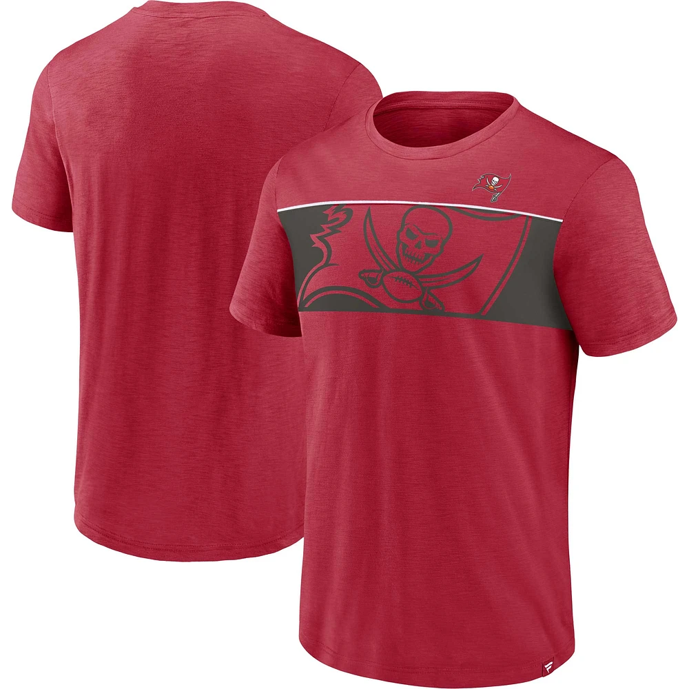 T-shirt Ultra rouge Fanatics pour hommes des Buccaneers de Tampa Bay