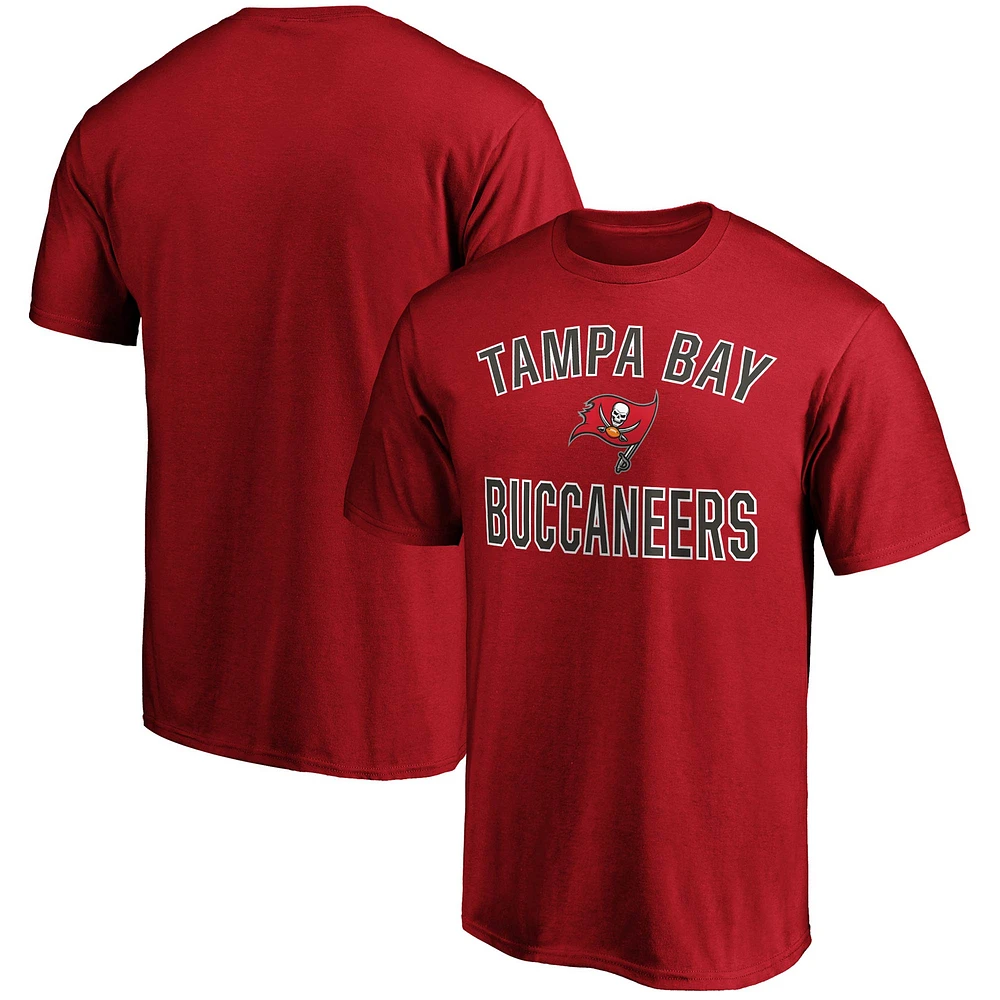 Men's Fanatics Red Tampa Bay Buccaneers Victory Arch T-Shirt