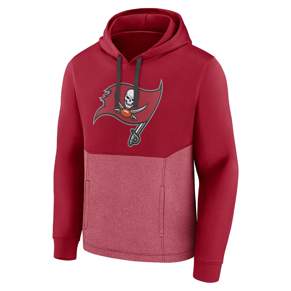 Men's Fanatics Red Tampa Bay Buccaneers Winter Camp Pullover Hoodie