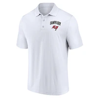 Ensemble de deux polos Lockup Fanatics Tampa Bay Buccaneers pour hommes