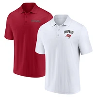 Ensemble de deux polos Lockup Fanatics Tampa Bay Buccaneers pour hommes