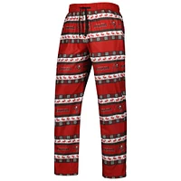 Men's FOCO Red Tampa Bay Buccaneers Team Ugly Pajama Set