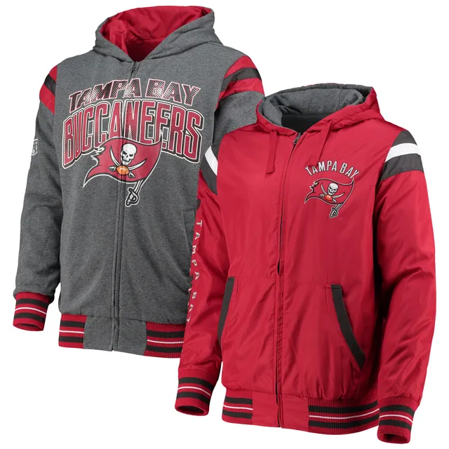 Youth Pewter Tampa Bay Buccaneers Prime Pullover Hoodie