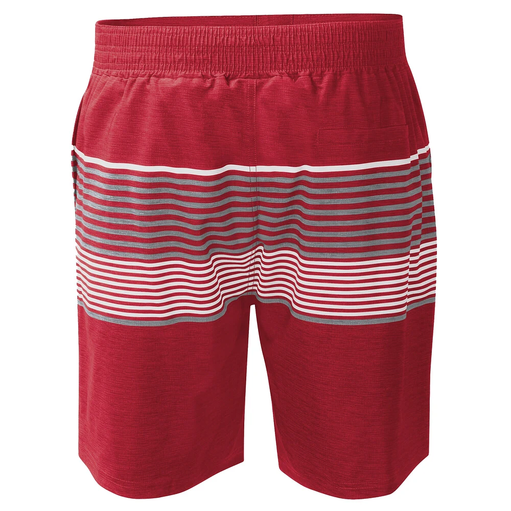 Short de bain pour homme G-III Sports by Carl Banks Rouge Tampa Bay Buccaneers Coastline Volley