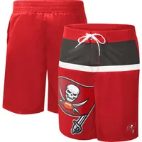 Maillot de bain G-III Sports by Carl Banks Tampa Bay Buccaneers Sea Wind rouge pour homme