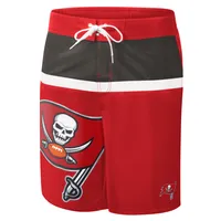 Maillot de bain G-III Sports by Carl Banks Tampa Bay Buccaneers Sea Wind rouge pour homme