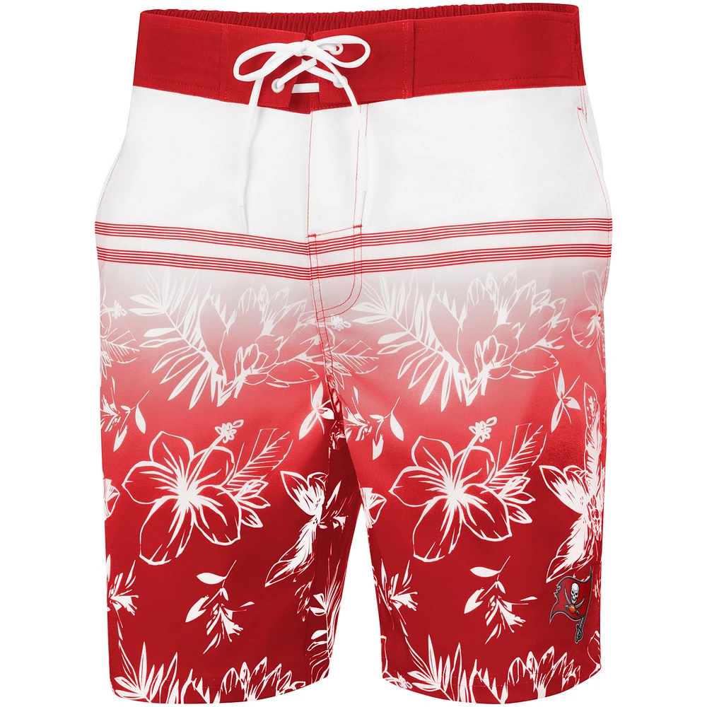 Men's G-III Sports by Carl Banks Red Tampa Bay Buccaneers Swim Island Volley - Shorts
