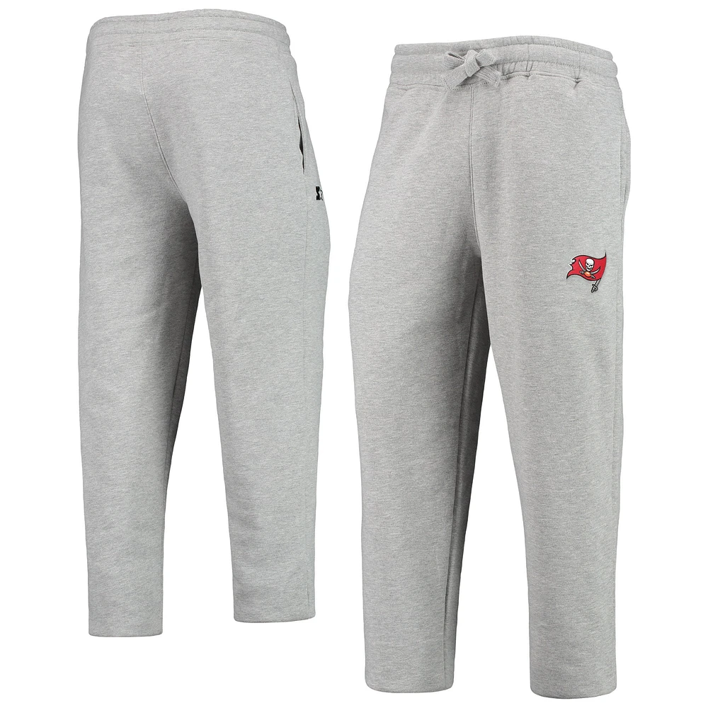 Pantalon de jogging Starter Option Run Tampa Bay Buccaneers pour homme gris