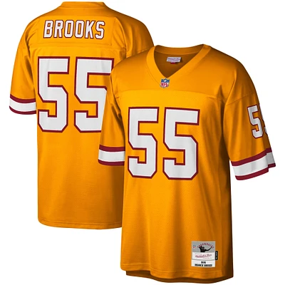 Men's Mitchell & Ness Derrick Brooks Orange Tampa Bay Buccaneers Big Tall 1995 Legacy Retired Player Jersey