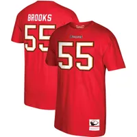 Mitchell & Ness Derrick Thomas Red Kansas City Chiefs Tie-Dye Retired Player Name & Number T-Shirt