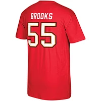 Men's Mitchell & Ness Derrick Brooks Red Tampa Bay Buccaneers Retired Player Name and Number T-Shirt