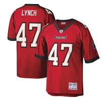 Maillot réplique Mitchell & Ness John Lynch rouge Tampa Bay Buccaneers Legacy pour hommes