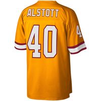 Men's Mitchell & Ness Mike Alstott Orange Tampa Bay Buccaneers Big Tall 1996 Retired Player Replica Jersey