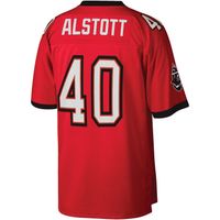 Men's Mitchell & Ness Mike Alstott Red Tampa Bay Buccaneers Legacy Replica Jersey