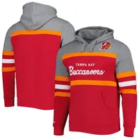 Lids Tampa Bay Buccaneers Mitchell & Ness Game Day Hoodie T-Shirt - Red