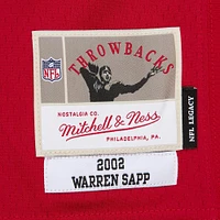 Men's Mitchell & Ness Warren Sapp Red Tampa Bay Buccaneers 2002 Legacy Replica Jersey